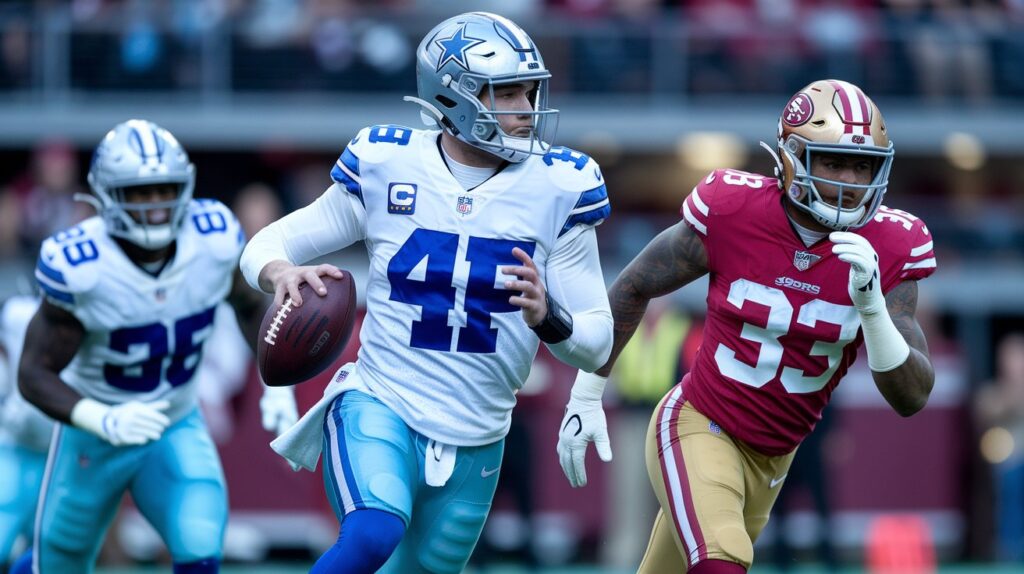 Dallas Cowboys vs 49ers Match Player Stats