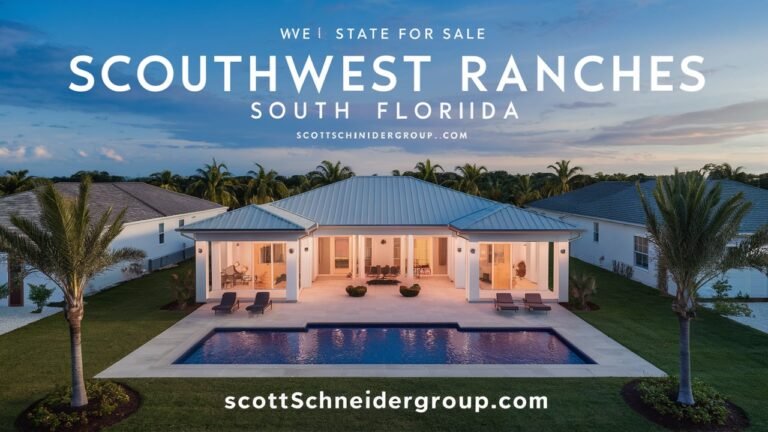 Homes for sale in southwest ranches south florida www.scottschneidergroup.com