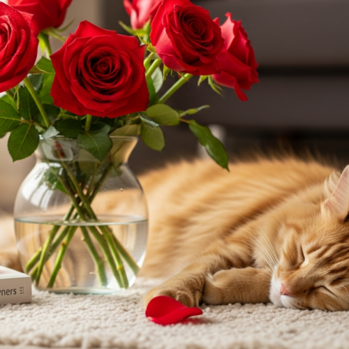 Are Roses Toxic to Cats