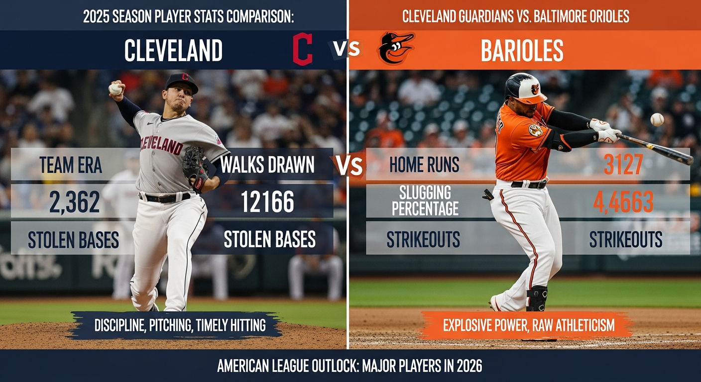 Cleveland Guardians vs Baltimore Orioles Match Player Stats